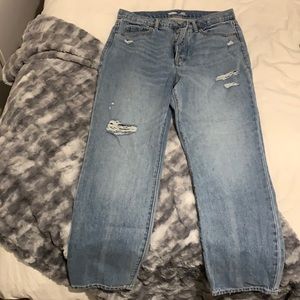 Sky high straight leg jeans- Old Navy size 12
